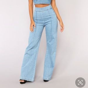 Fashion nova flare jeans